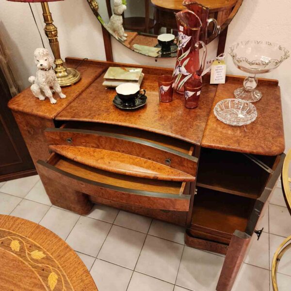 1930's Art Deco Vanity w Mirror - Image 4