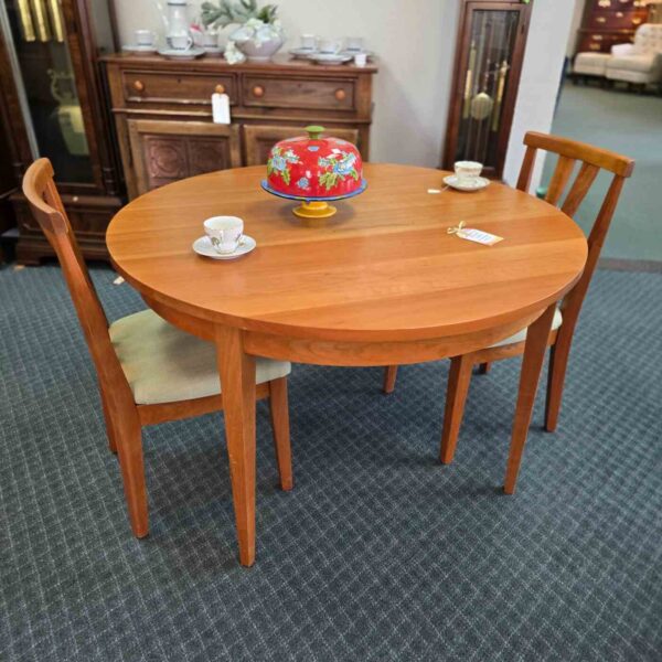 Greg Aanes Hand Crafted Table and Two Chairs