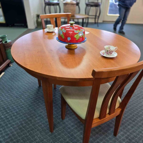 Greg Aanes Hand Crafted Table and Two Chairs - Image 2