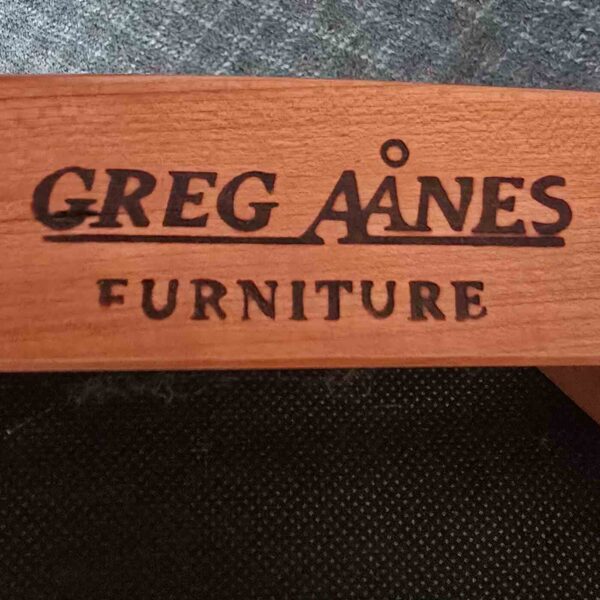 Greg Aanes Hand Crafted Table and Two Chairs - Image 5