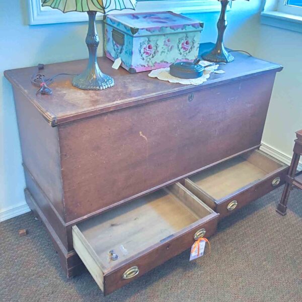 18th Century Blanket Chest with Drawers - Image 3