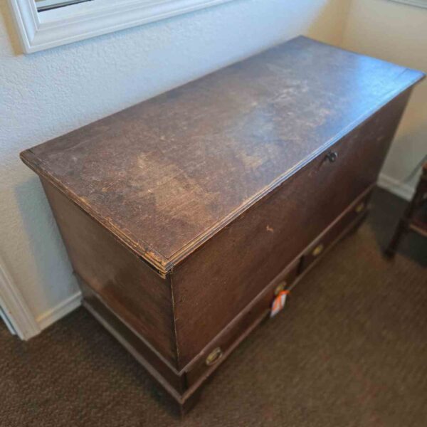 18th Century Blanket Chest with Drawers - Image 8