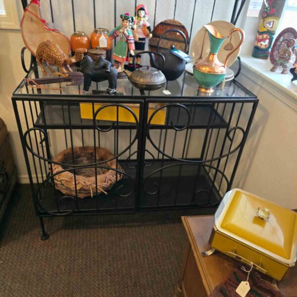 Large Baker's Rack with Glass Shelves - Image 2