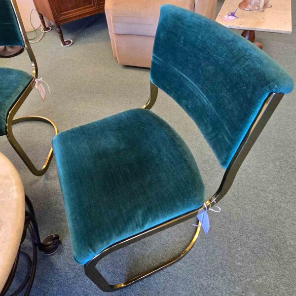 Green Cantilever Chairs