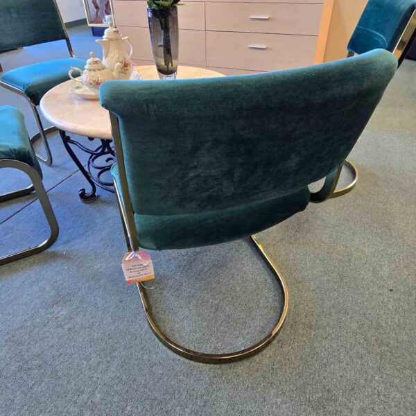 Green Cantilever Chairs - Image 2