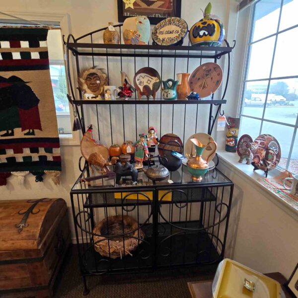 Large Baker's Rack with Glass Shelves - Image 4