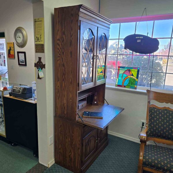 Secretary Desk with Bookcase - Image 3