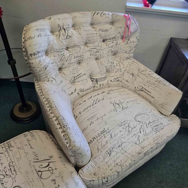 Chair with Ottoman - ON SALE - Image 4