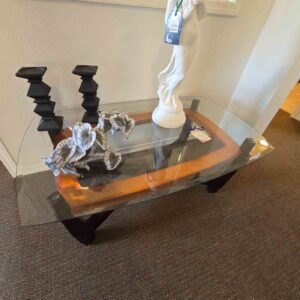 Glass End Table