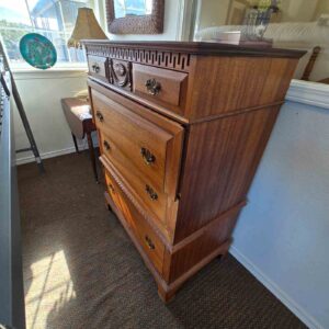 Vintage Tall Boy Dresser