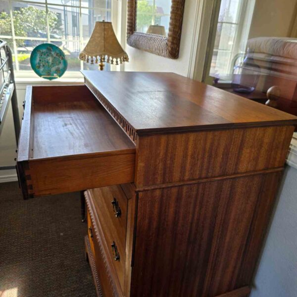 Vintage Tall Boy Dresser - Image 2
