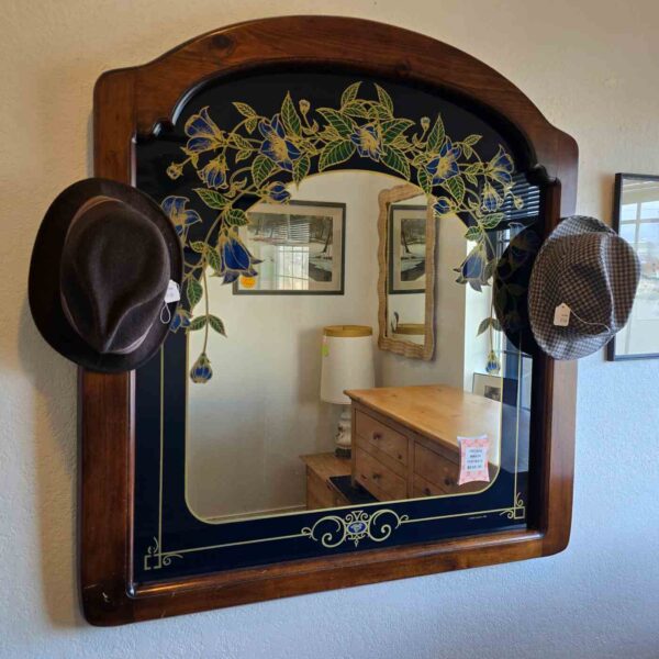 Vintage Mirror Coat Rack
