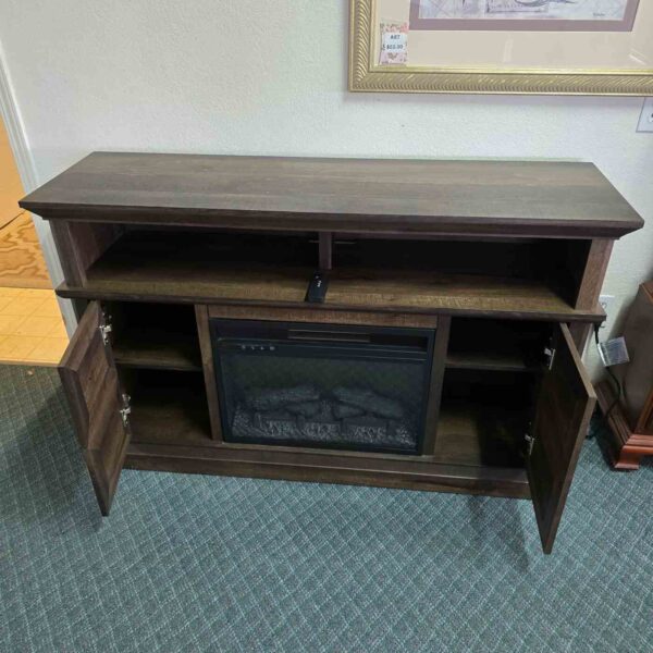 Electric Fireplace & Heater TV Stand - Image 3