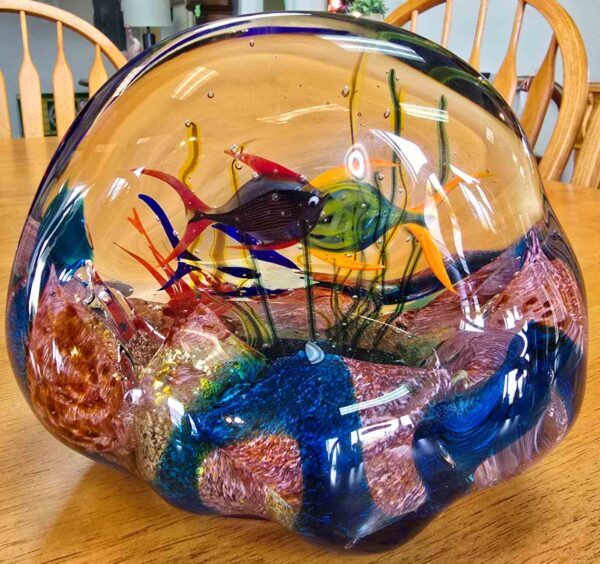 Murano Glass Aquarium Sculpture - Image 4