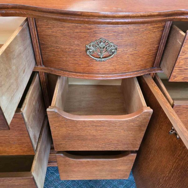 Oak Dresser with Mirror - Image 5