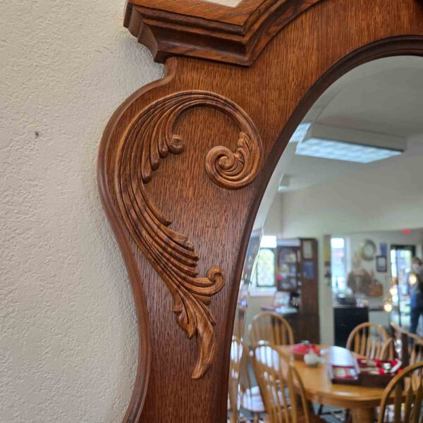 Oak Dresser with Mirror - Image 10