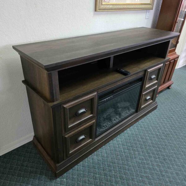 Electric Fireplace & Heater TV Stand - Image 4