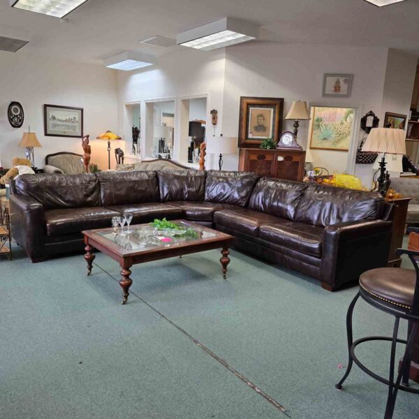Ashley Furniture Leather Sectional Couch