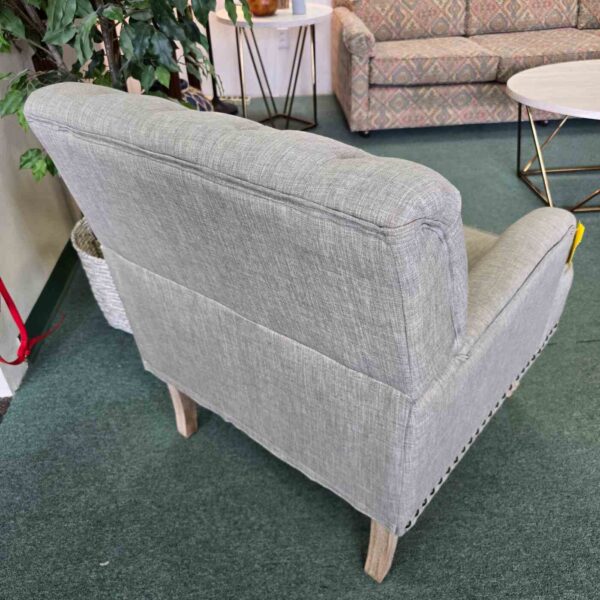 Grey Fabric Chair - Image 4