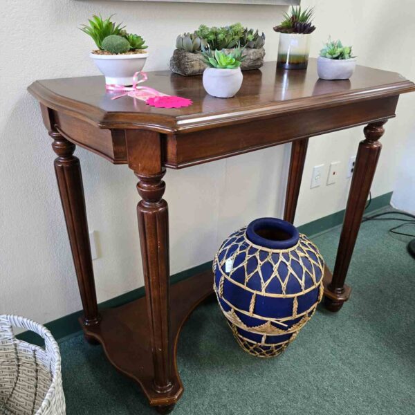 Wood Console Table - Image 2