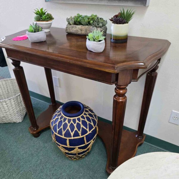 Wood Console Table - Image 3