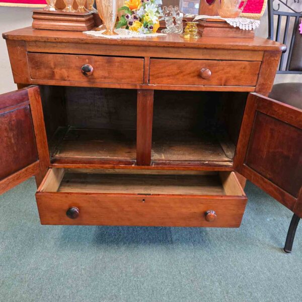 Vintage Solid Wood Sideboard - Image 2