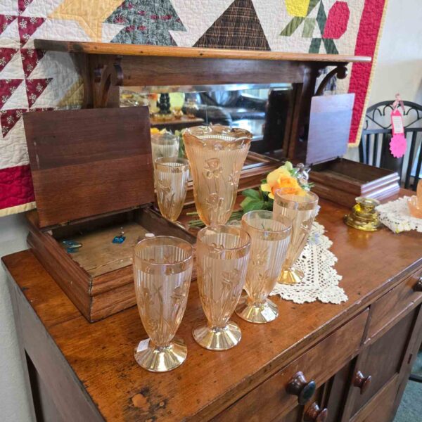 Vintage Solid Wood Sideboard - Image 6