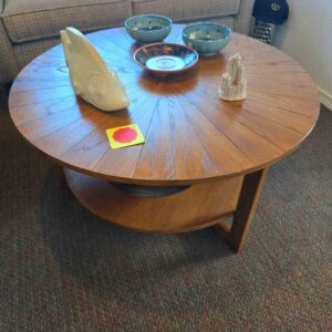 Round Wood Coffee Table