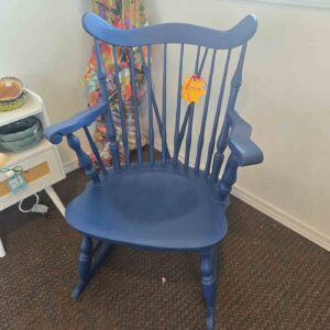 Blue Rocking Chair