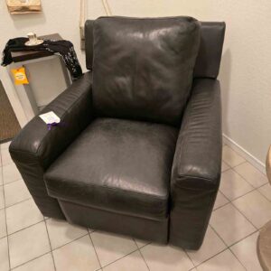 Black Leather Recliner