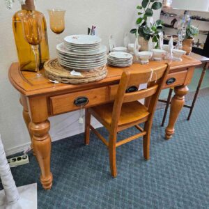 Pine Wood Console Table